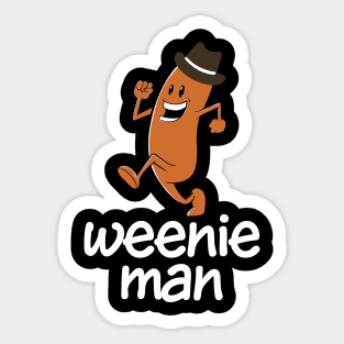 Weenie Man Sticker